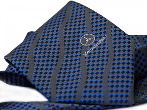 Krawat z logo - Mercedes