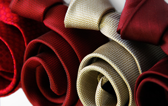 krawaty jedwabne - różne wzory