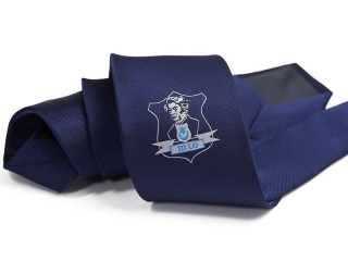 Krawat z tkanym logo 3